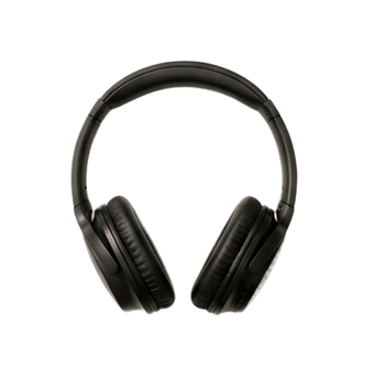 Black over-ear headphones